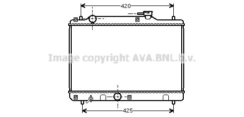 AVA QUALITY COOLING Радиатор, охлаждение двигателя SZ2034